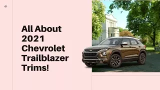 2021 Chevrolet Trailblazer Introduction