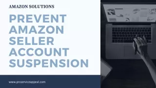Prevent Amazon Seller Account Suspension