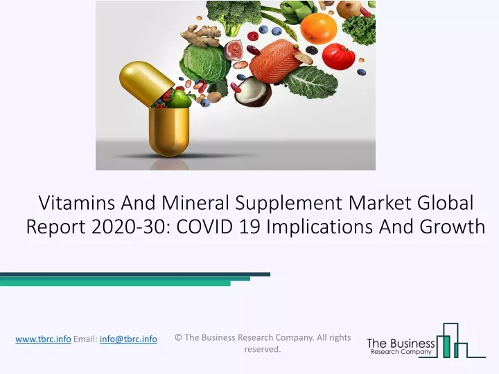 vitamins and mineral supplement market global