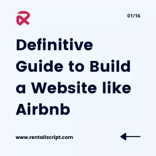Definitive Guide to Build a Website like Airbnb