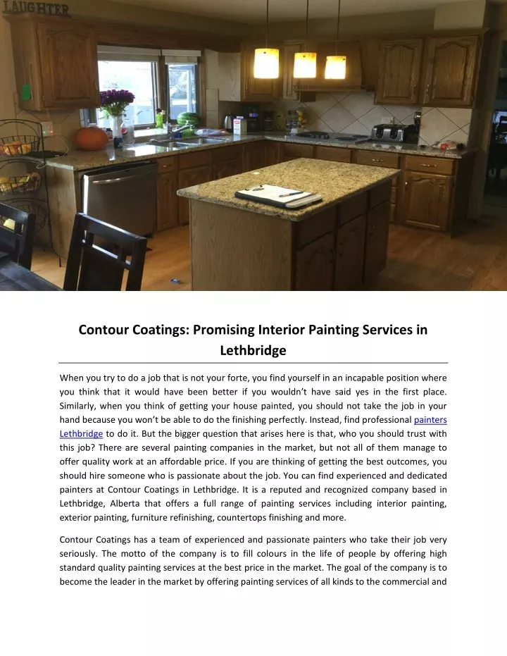contour coatings promising interior painting