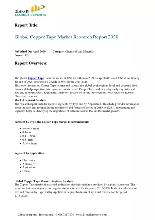 report title