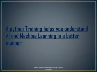 Why Python Is Important in AI & Machine learning For beginners?