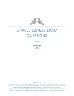 [2020] Oracle 1Z0-632 Exam Questions