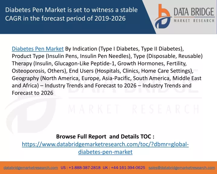 diabetes pen market is set to witness a stable