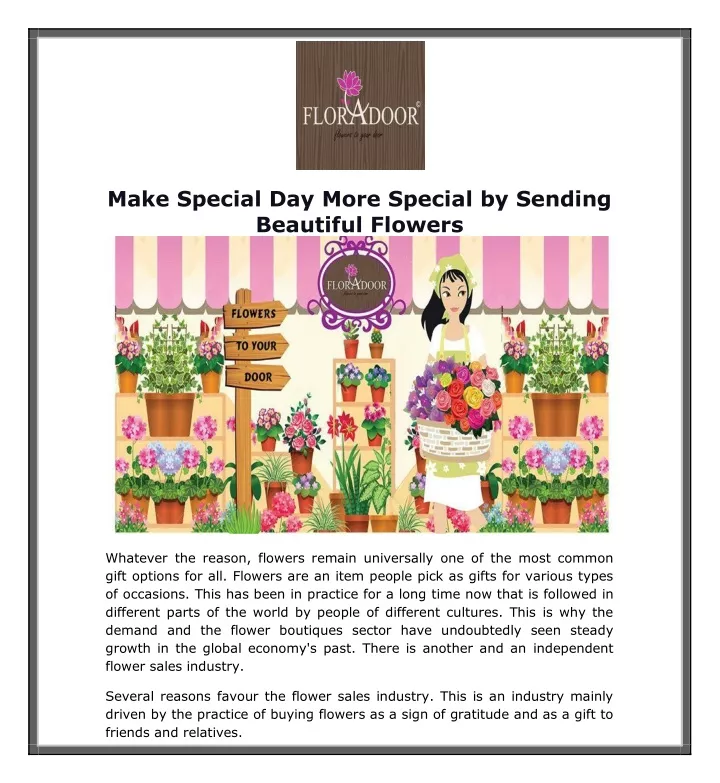 make special day more special by sending