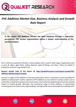 pvc additives market size business analysis