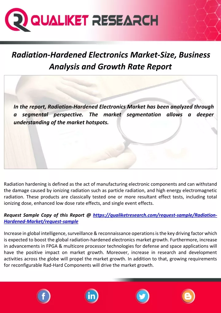 radiation hardened electronics market size