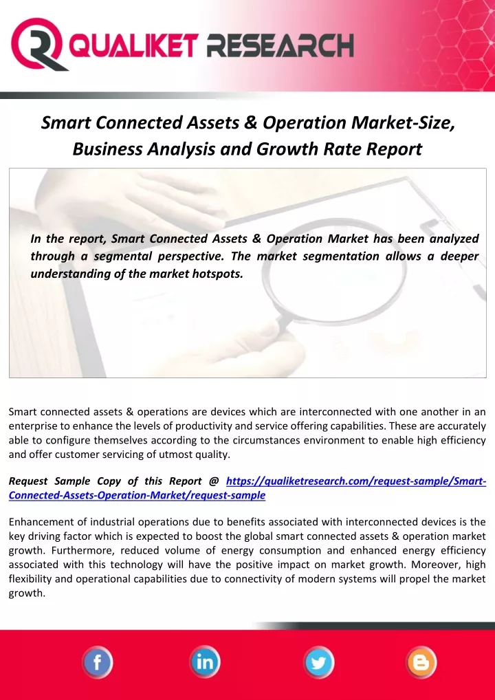smart connected assets operation market size