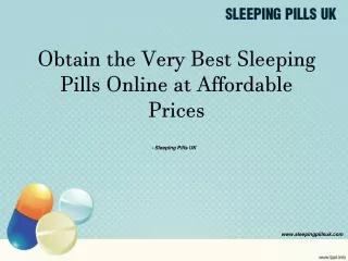 Obtain the Very Best Sleeping Pills Online at Affordable Prices