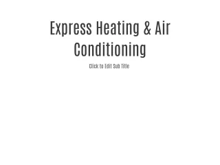 Express Heating & Air Conditioning