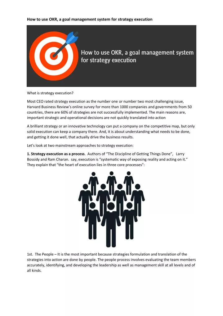 how to use okr a goal management system
