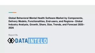 global behavioral mental health software market