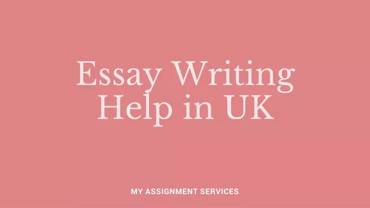 essay writing help in uk