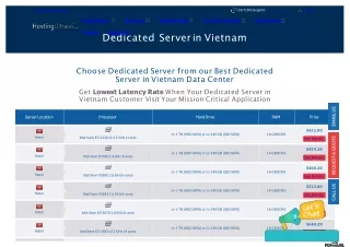 Vietnam Dedicated Server