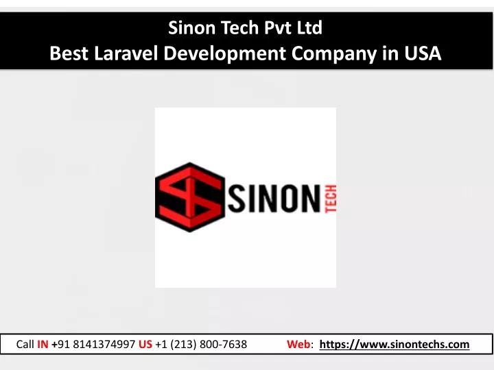 sinon tech pvt ltd