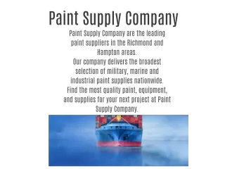 Paint Supply Company