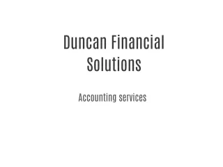 Duncan Financial Solutions