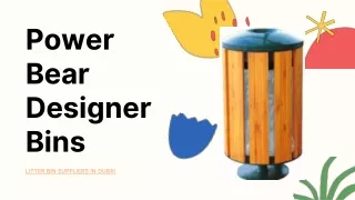 power bear designer bins