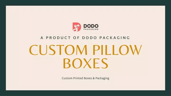 a product of dodo packaging