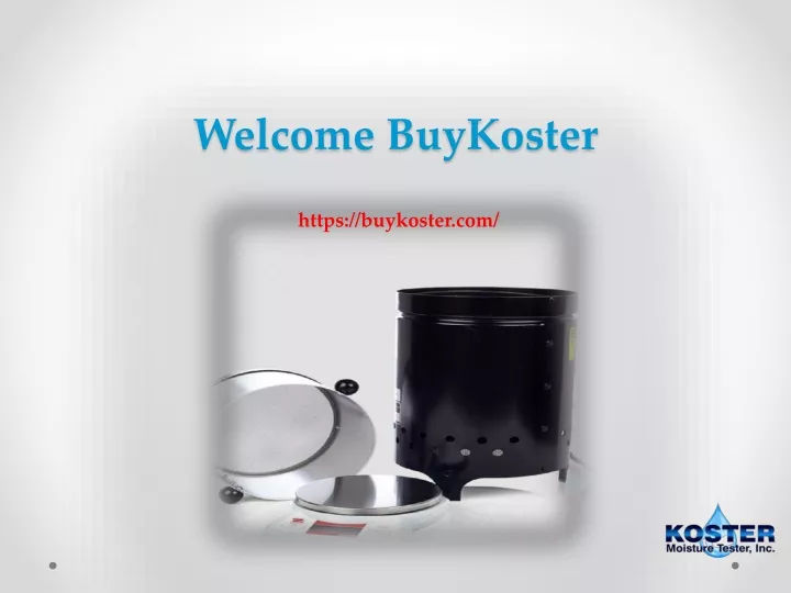 welcome buykoster