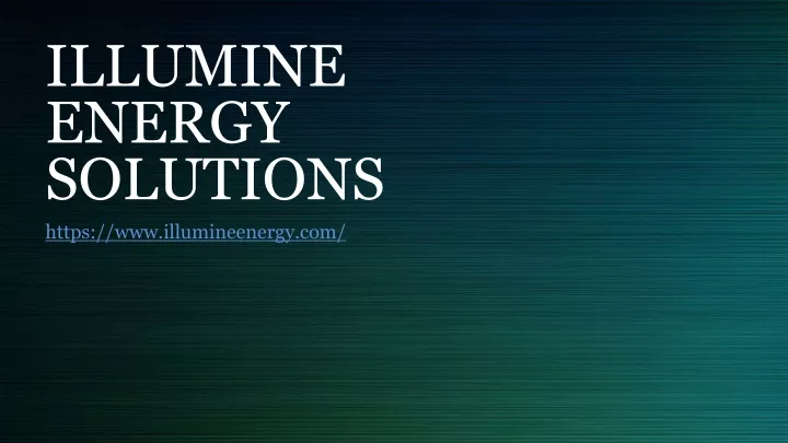 illumine energy solutions