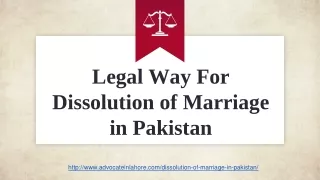 Get Know About Dissolution of Marriage Process & Certificate in Pakistan 2020