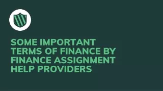 some important terms of finance by finance