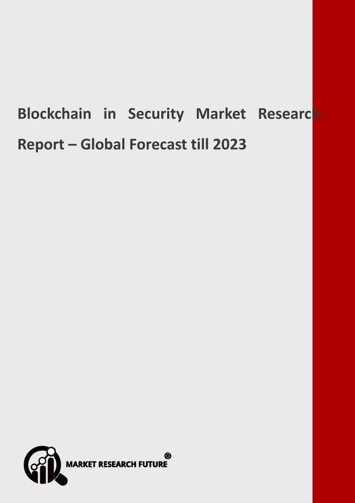 blockchain in security market research report