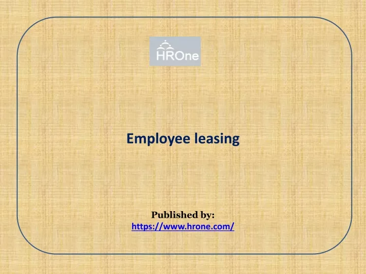 employee leasing published by https www hrone com