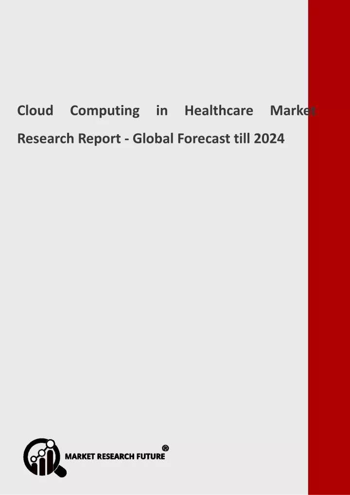 cloud computing in healthcare market research