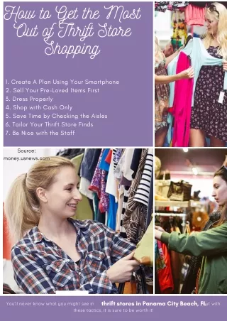 how to get the most out of thrift store shopping