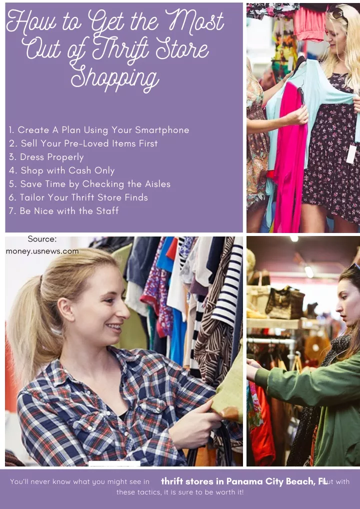 how to get the most out of thrift store shopping