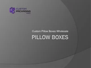 custom pillow boxes wholesale