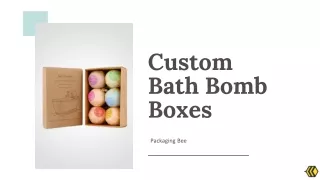 Make your Brand Trending with Custom Bath Bomb Boxes