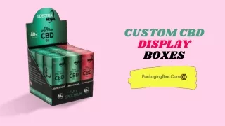 custom cbd display boxes