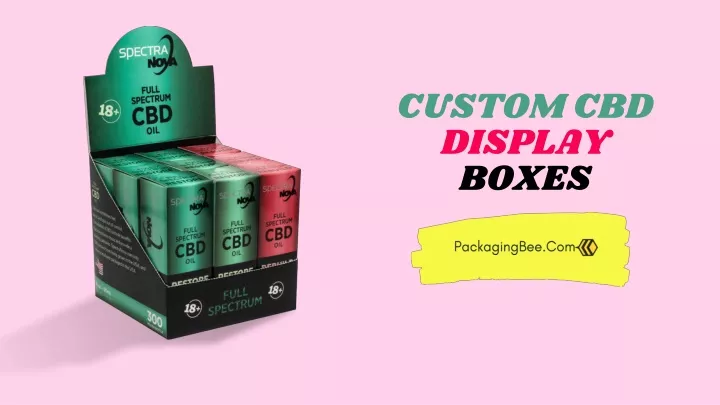 custom cbd display boxes