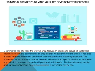 10 mind blowing tips to make your app development