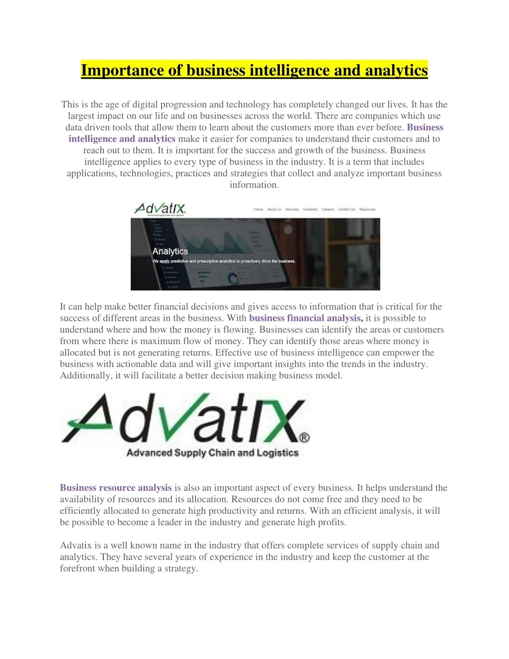 PPT - Importance of business intelligence and analytics PowerPoint ...
