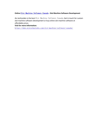 online slot