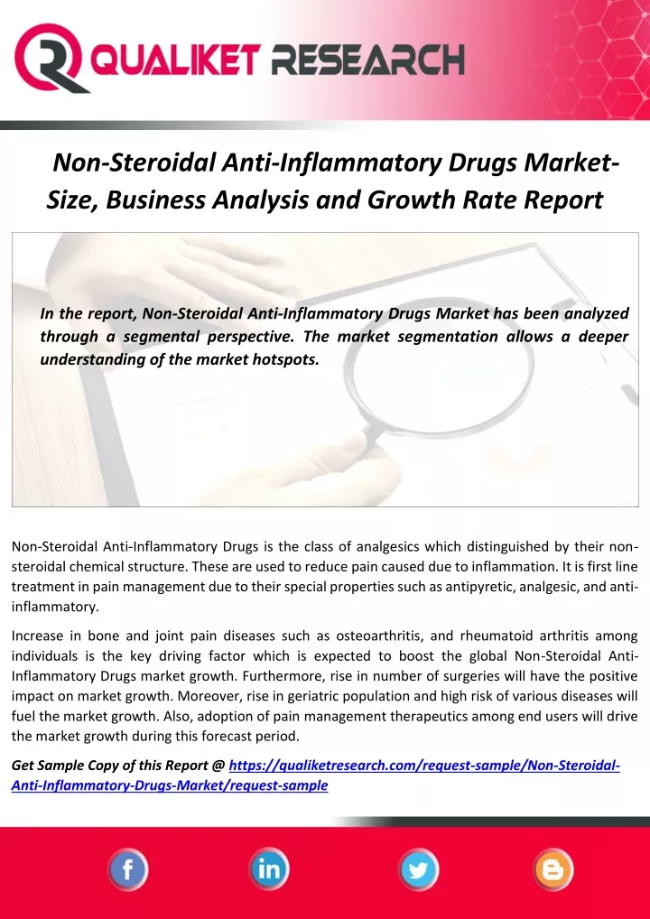 non steroidal anti inflammatory drugs market size