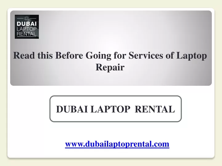 read this before going for services of laptop repair