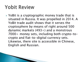 yobit review