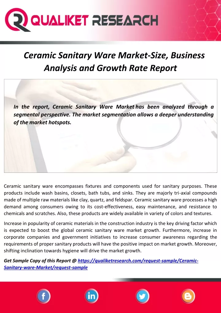 ceramic sanitary ware market size business