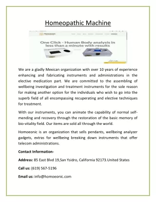 Analizador Cuantico|Homoeonic
