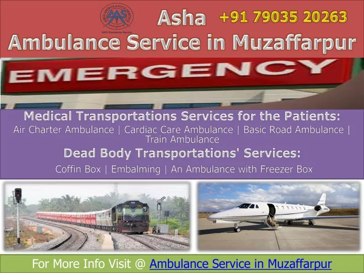 asha ambulance service in muzaffarpur