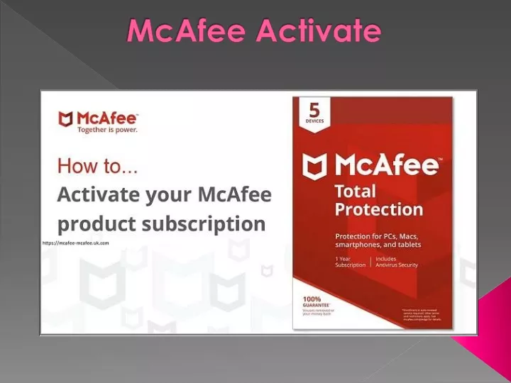 mcafee activate