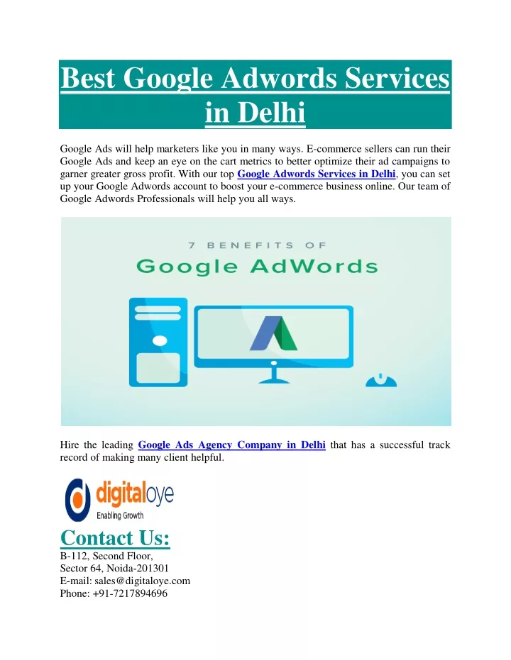 best google adwords services in delhi google
