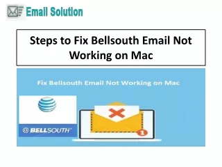 steps to fix bellsouth email not working on mac