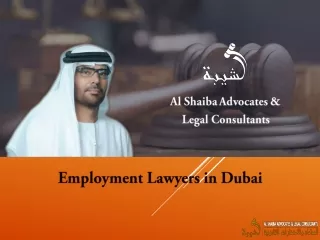 Labour & Employment Lawyers in Dubai